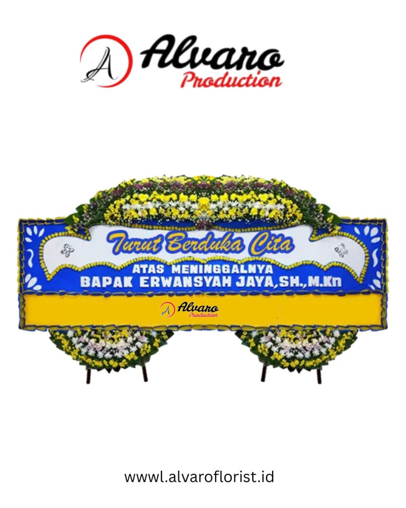 Bunga Papan Duka Cita VIP Asuka (4x2 Meter) Penghormatan Tertinggi di Jakarta - Alvaro Florist Id