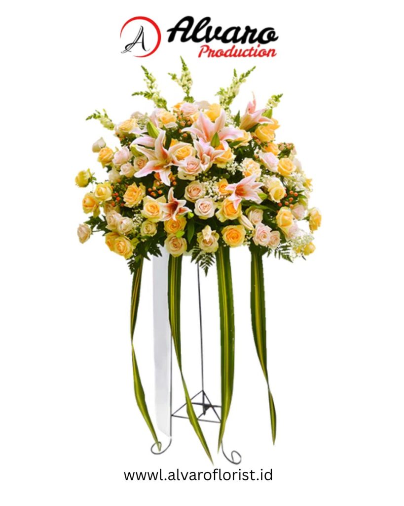 Standing Flower 'Cherished Moments': Mahakarya untuk Momen Spesial, Kirim 2 Jam di Jakarta - Alvaro Florist Id
