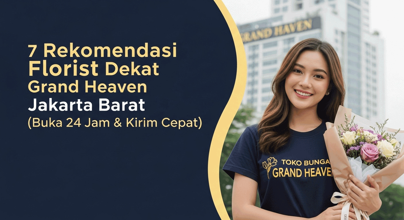 7 Rekomendasi Florist Dekat Grand Heaven Jakarta Barat (Buka 24 Jam & Kirim Cepat)